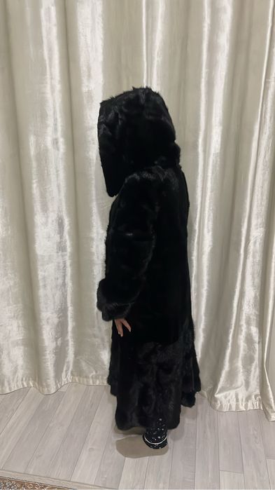 норковая шуба цельная