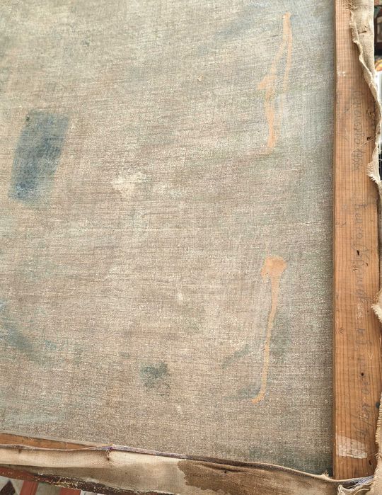 Огромна Стара Соц Реализъм Картина "Семейство", Б.Обрешков 1968 г.