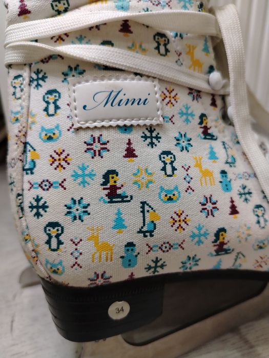 Коньки фигурные 34