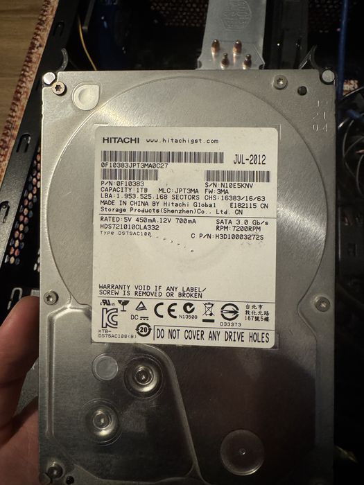 Unitate PC - motherboard, CPU, HDD 1tb, sursa corsair