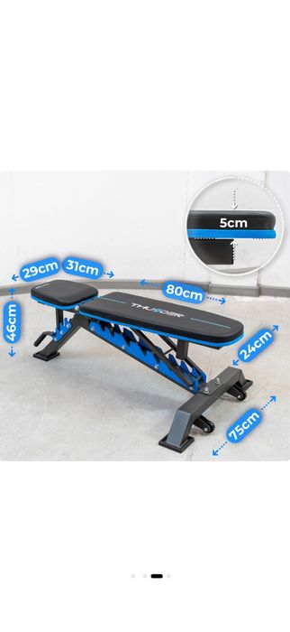Banca profesionala noua reglabila piept Umeri, Drept,Inclinat,Declinat