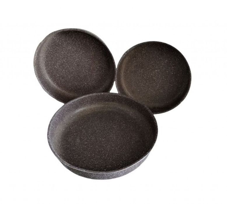 Комплект от 3бр алуминиеви тави с незалепващо покритие