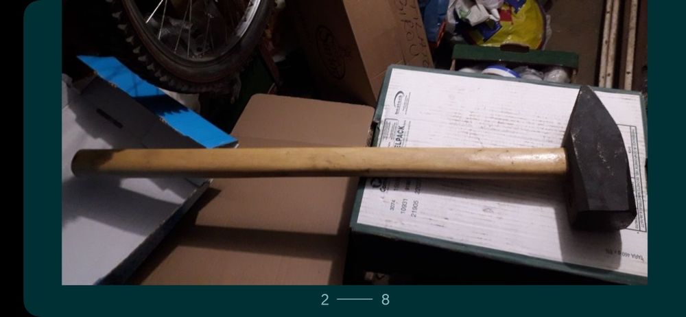 Vand de marimi diferite plus coada de rezerva ciocane de la 200gr.-5kg