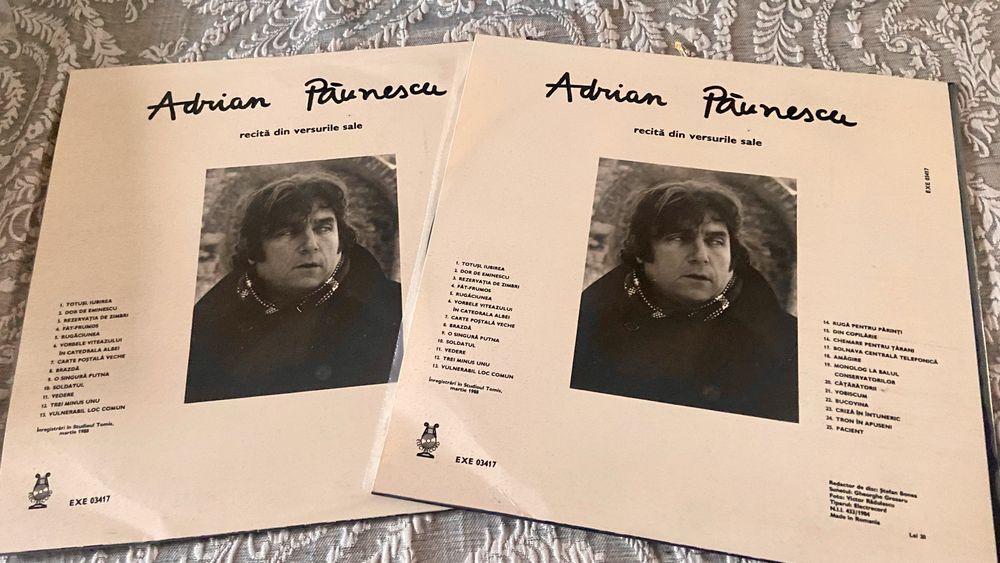 Vinil Adrian Paunescu Totusi iubirea