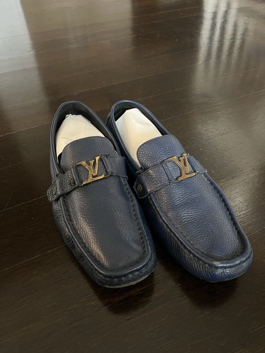 Loafers Loius Vuitton 43-44 piele bleumarin