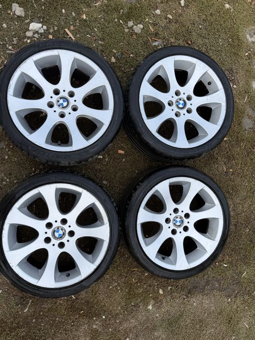 Vând jante R18 BMW originale cu anvelope vara slick RUNFLAT