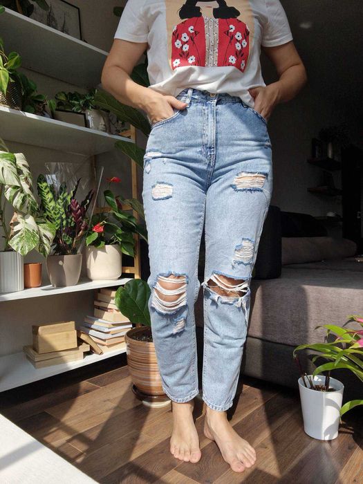 Дамски дънки Mom Jeans