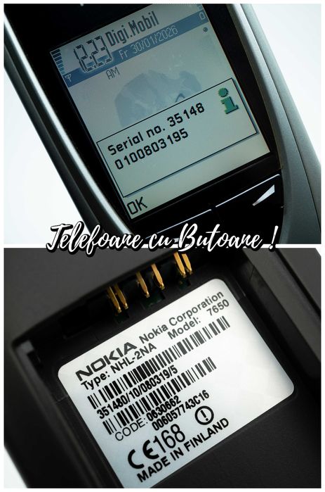 Nokia 7650 - FINLAND (nu Nokia 9210 Nokia 3650 Nokia N80 Nokia N91 )
