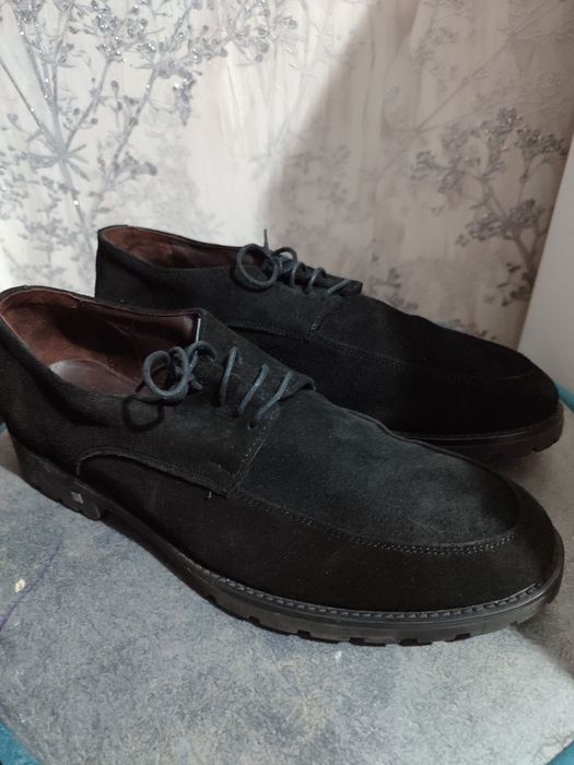 мужские туфли замшевые