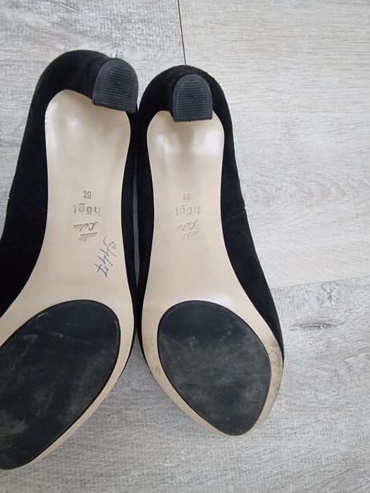 Туфли замшевые hogl