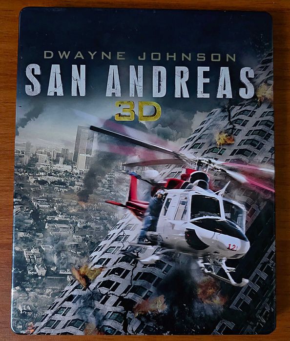 Vand steelbook San Andreas  bluray 3D+2D , nou, neutilizat