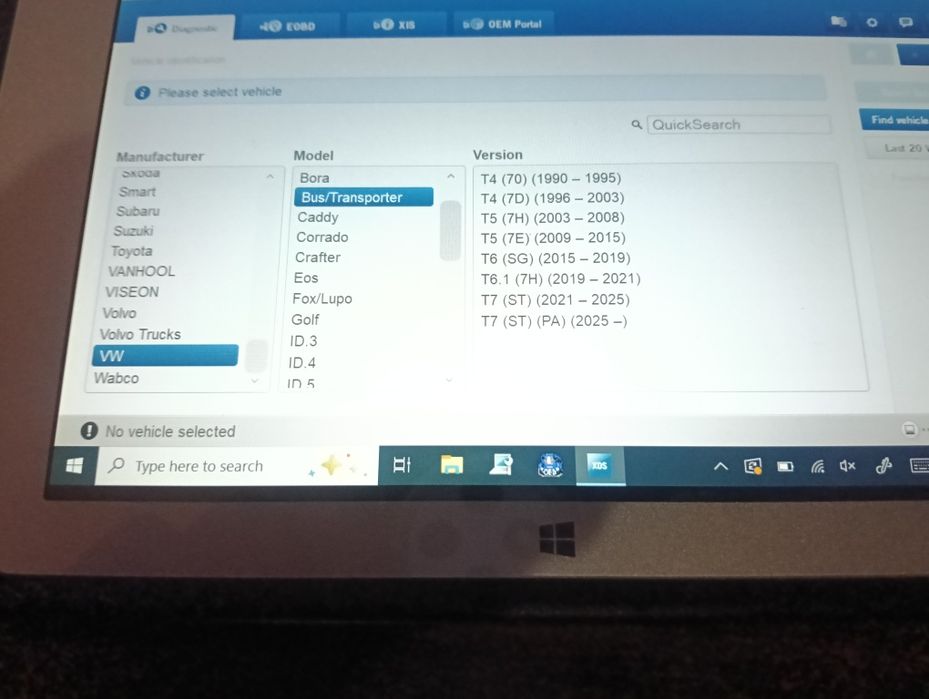 Vând tester auto AVL diatest vci1000