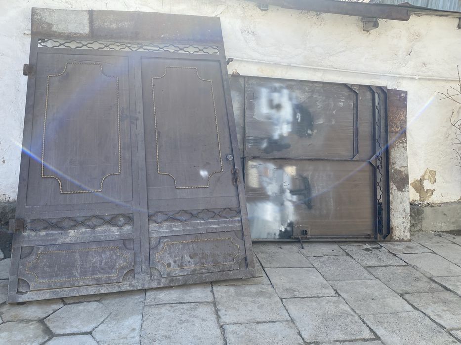 Ворота цельные двойные качественные