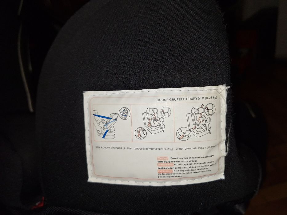 Scaun Auto Pentru Copii U-Grow, Cu Pozitie de Somn, 0-25Kg, I