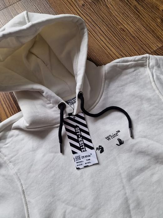 Страхотен мъжки суитчър с качулка OFF WHITE размер M L XL 2XL