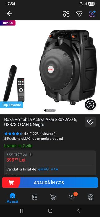 Boxa portabila Akai 30 w