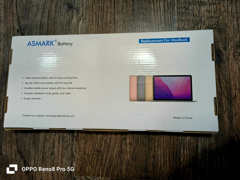 Asmark батерия за macbook pro