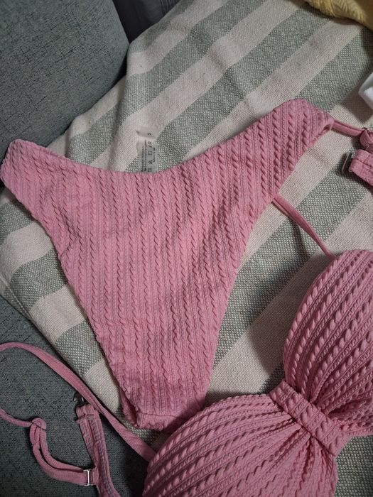 Бански от две части в розово размер С