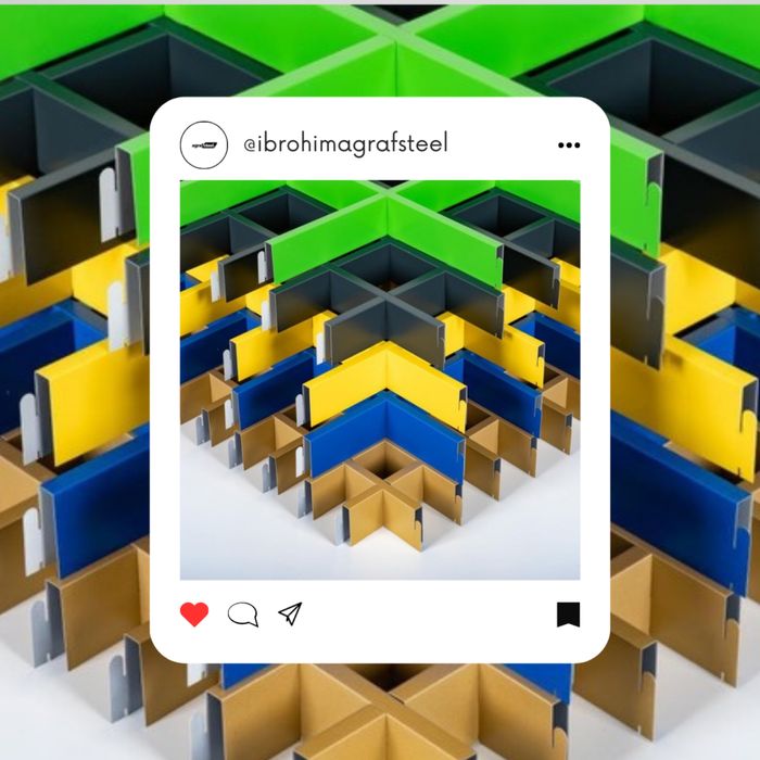 Кубобразный потолок baffle ceiling rekasimon patalok grilyata PC-11