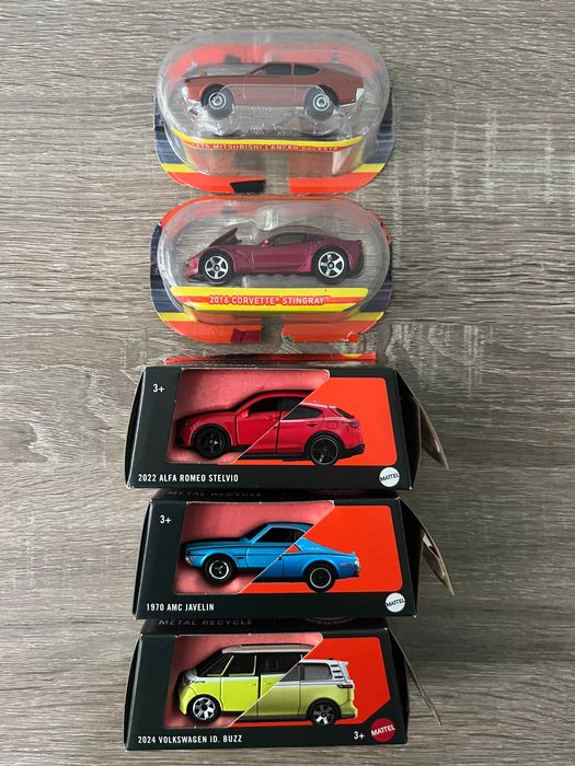 Метални колички Matchbox, Welly и Siku