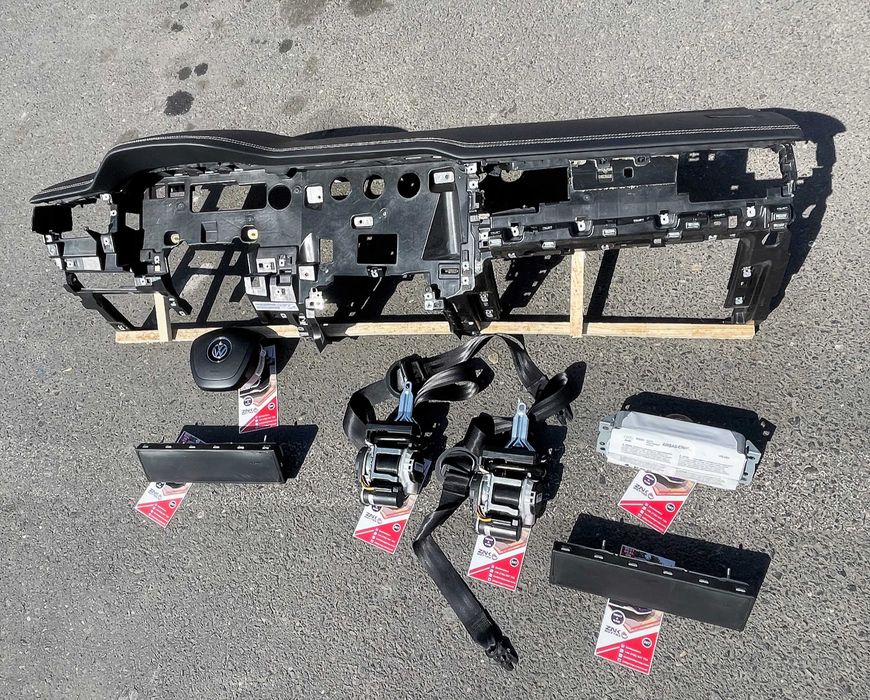 VW touareg 3 2018+ kit airbag volan pasager plansa de bord set centuri