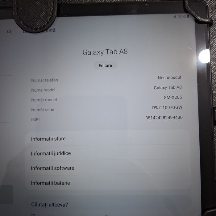 Tabletă galaxy tab A8