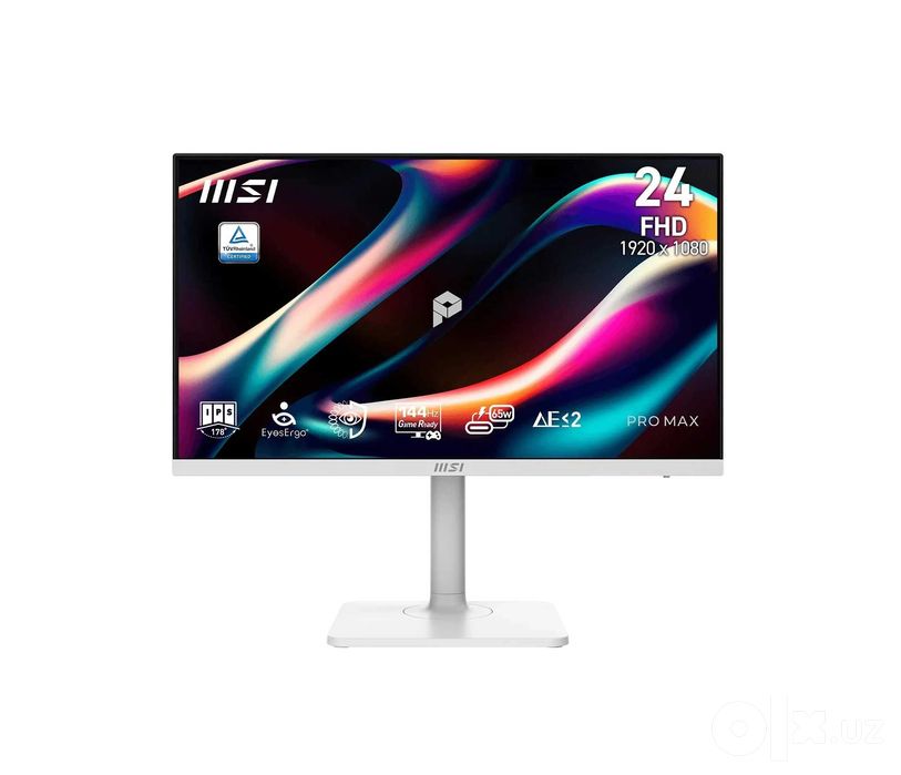 - Монитор MSI PRO MAX 241PHW E14 24" IPS FHD 144Hz White