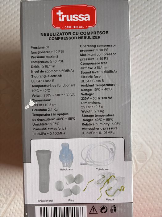 Nebulizator cu compresor Trussa