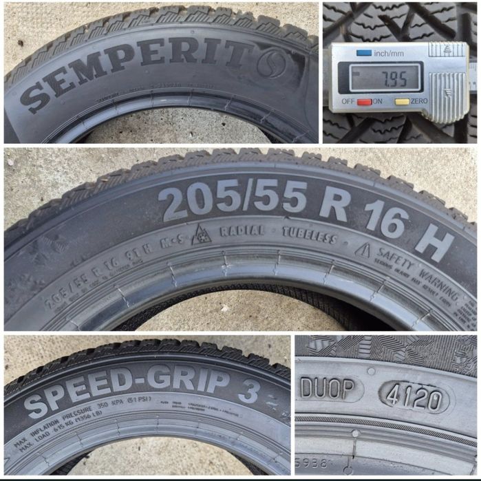 O bucată 205/55 R16 M+S iarnă - una Semperit Pirelli
