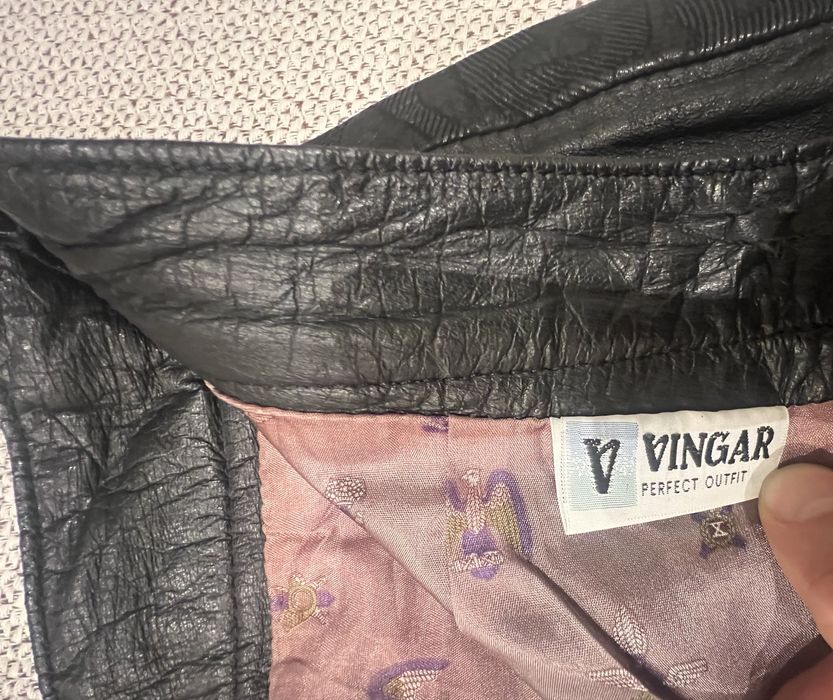 Fusta clasica din piele Vingar