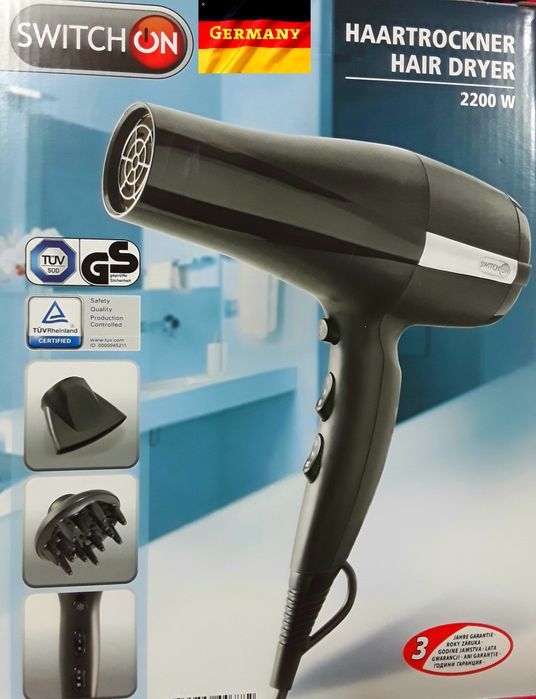 USCATOR pentru par profesional 2200 W SWITCHON (Germania) NOU - 70 LEI