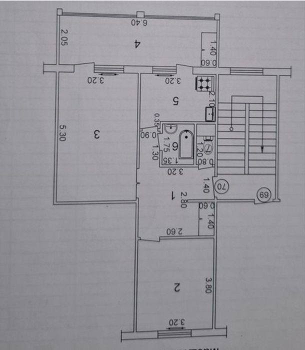 Продается 2х комнатная квартира Карасу-1