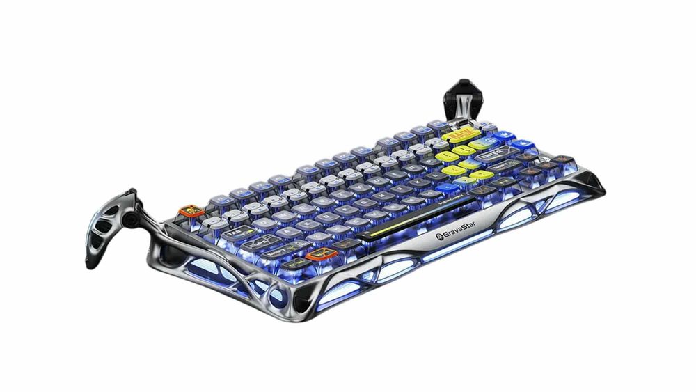 ; Клавиатура Gravastar Mercury K1 Pro (Interstellar Silver)