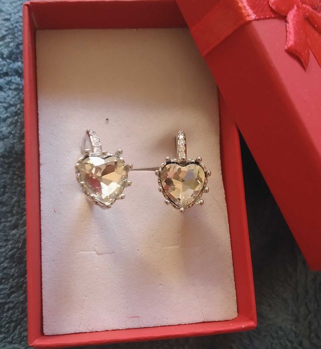 Нови, сребърни обеци. Голям избор от различни модели. Всеки -в кутия.