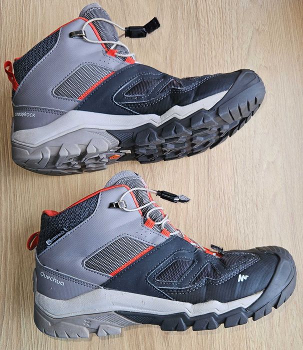 Ghete / bocanci impermeabili copii Quechua Crossrock 37