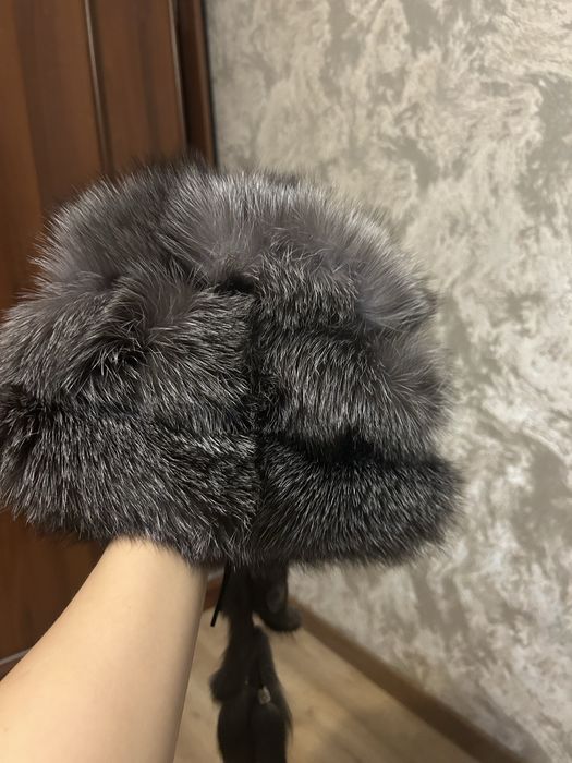 Шапка чернобурка