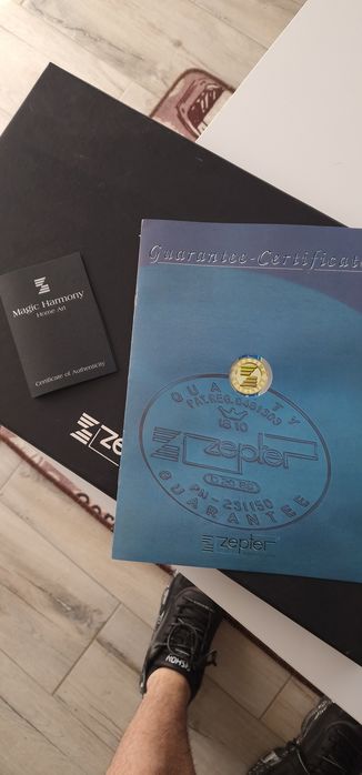 Set 6 Pahare ZEPTER șampanie inox - certificat