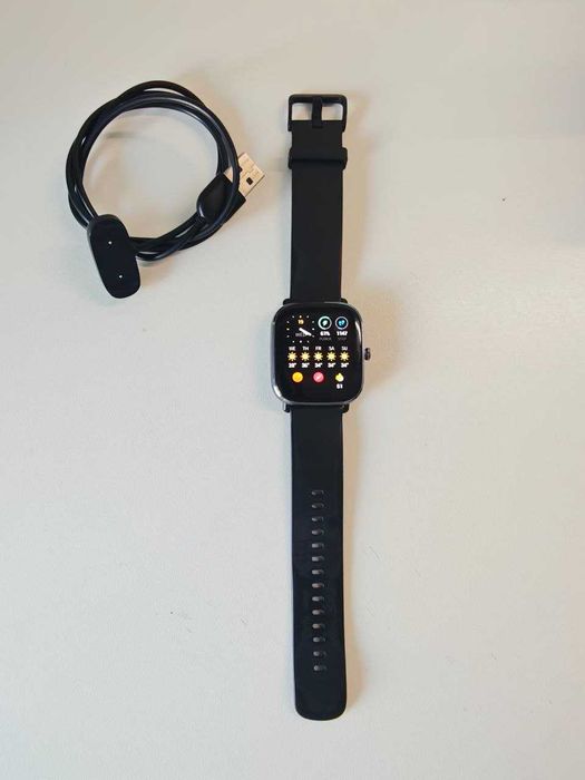 Smartwatch Amazfit GTS4 + GTS2 Mini ceas inteligent AMOLED bratara fitness, GPS monitorizare puls accesorii Mi Band 4