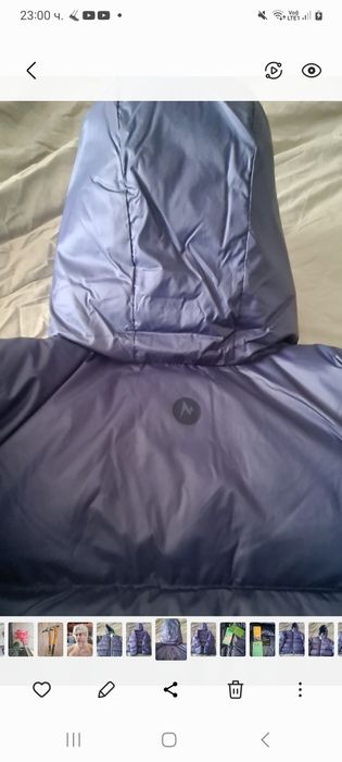 Продавам ново (с етикети) мъжко пухено яке Marmot Down Hoody размер L