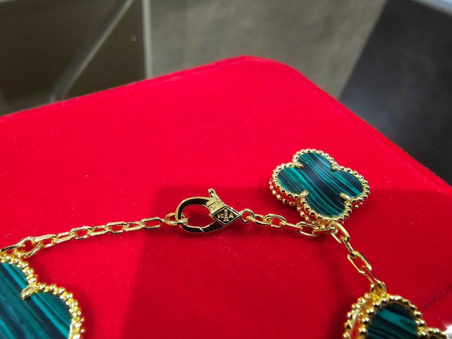 Van Cleef & Arpels VCA 5 Motifs Magic Alhambra Green Дамска Гривна