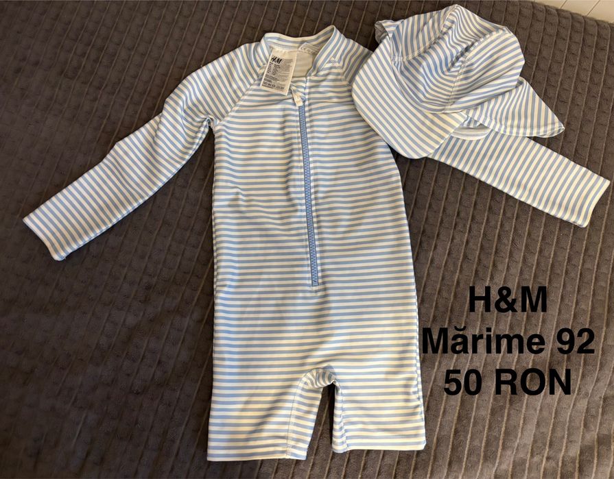 Costum baie, papuci, articole vara baietel