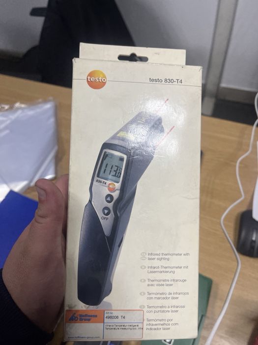 Termometru infraroșu profesional Testo 830-T4, măsoară până la 400°C