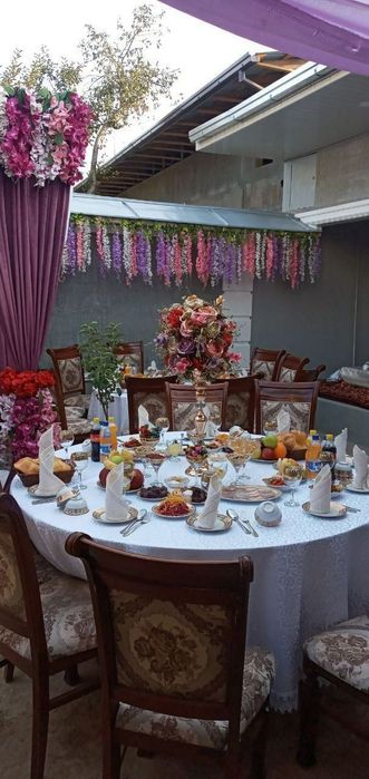 Prokat Stol Stul chinni idishlar qozon oʻchoq samovar Vintilyator