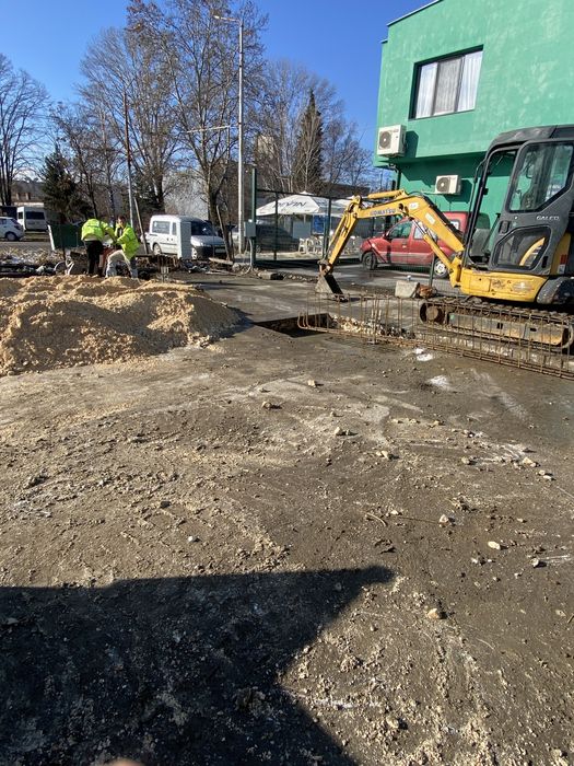 Изграждане на септични ями услуги с багер