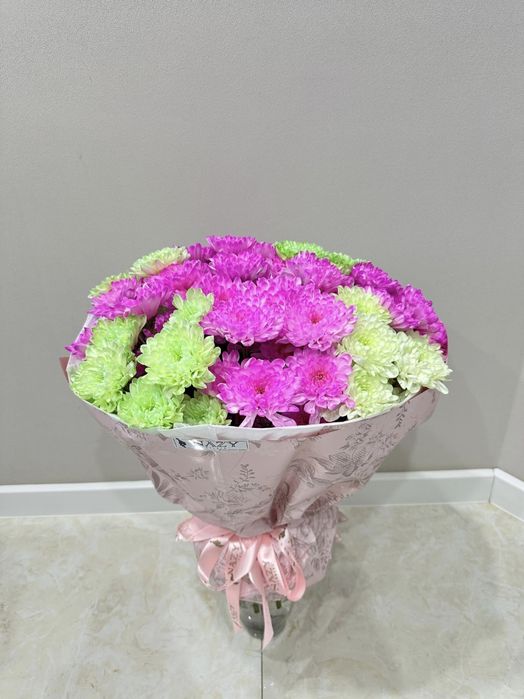 Огромный букет хризантема