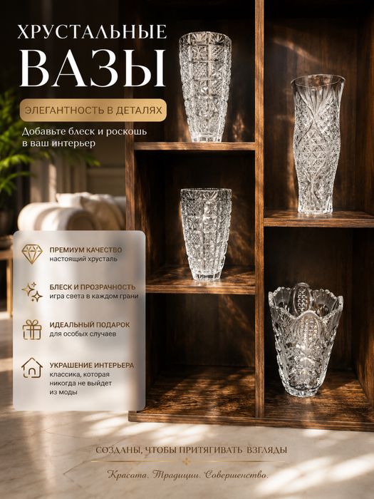 Хрустальные вазы