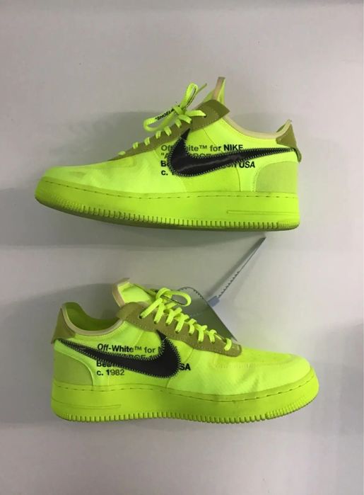 off-white nike air force 1 volt