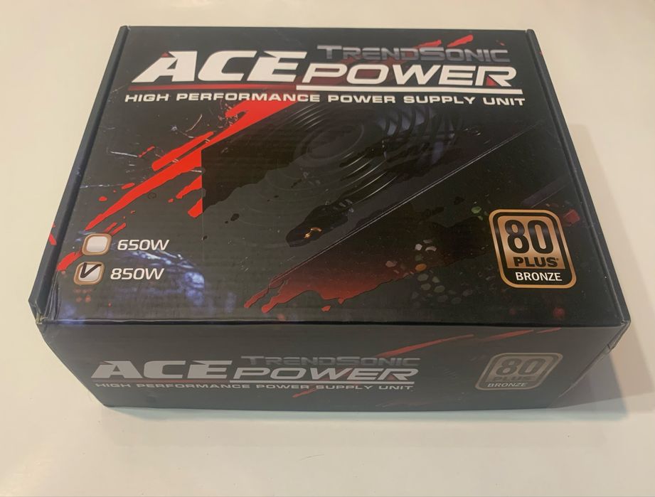 Чисто ново захранване ACE Power 850W Bronze