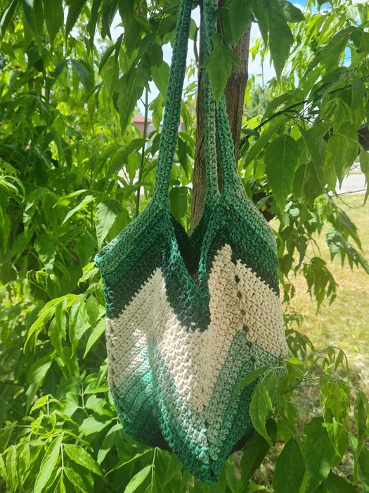 Плетена чанта ръчна изработка