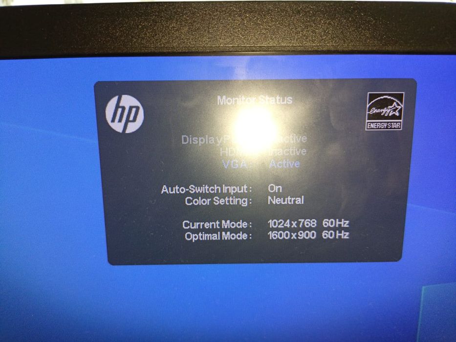 Монитор модели hp